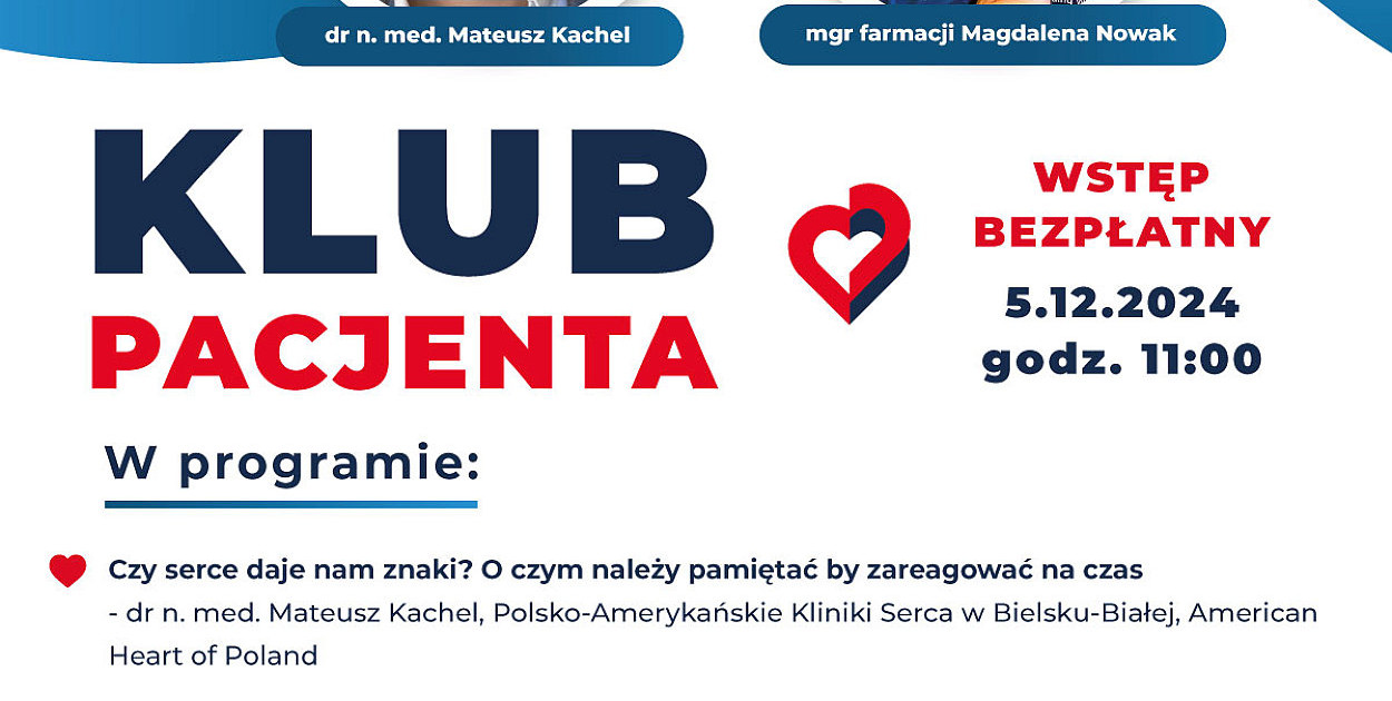 Klub Pacjenta w Centrum Seniora