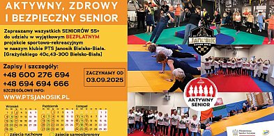 Aktywni seniorzy w Bielsku-Białej – rusza program PTS Janosik-4196