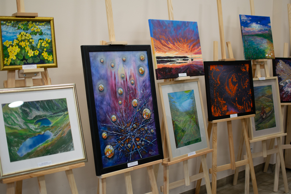 Wernisaż wystawy w Centrum Seniora